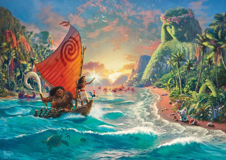 Thomas Kinkade - Vaiana Moana 8030