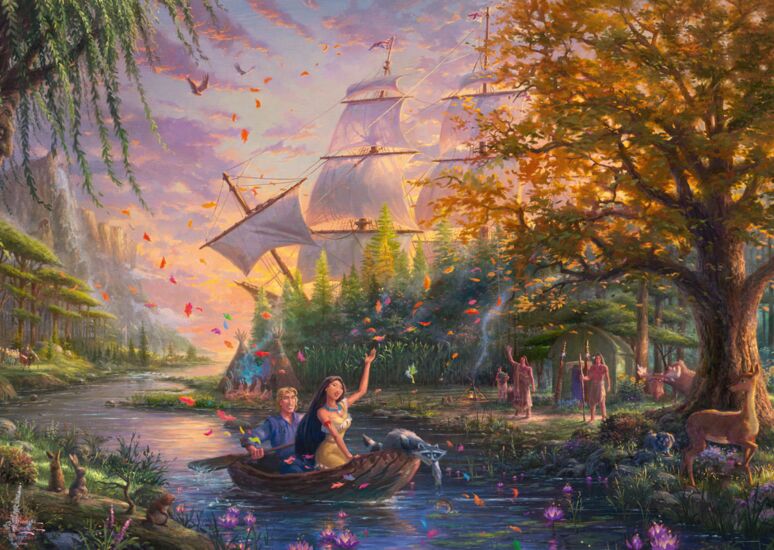 Thomas Kinkade - Pocahontas 6903