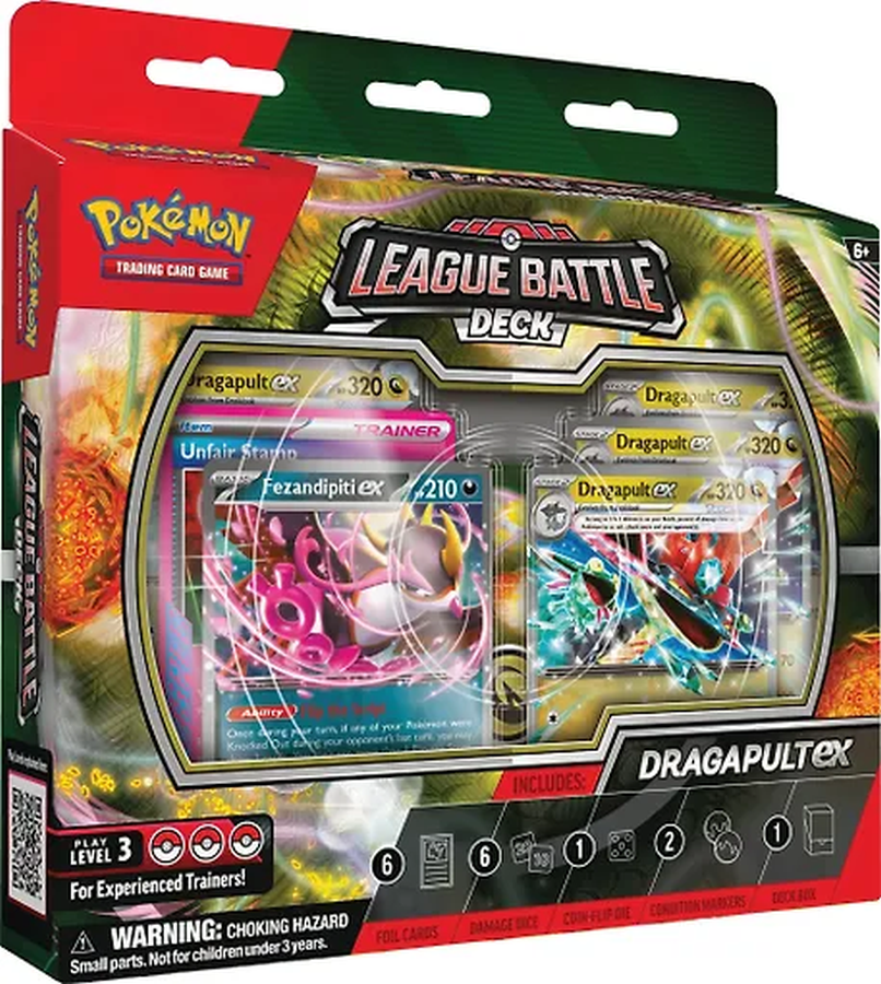 Pokemon TCG aloitussarjat pelaajille: Opas ja vertailu 1 Pokemon: League Battle Deck Dragapult ex