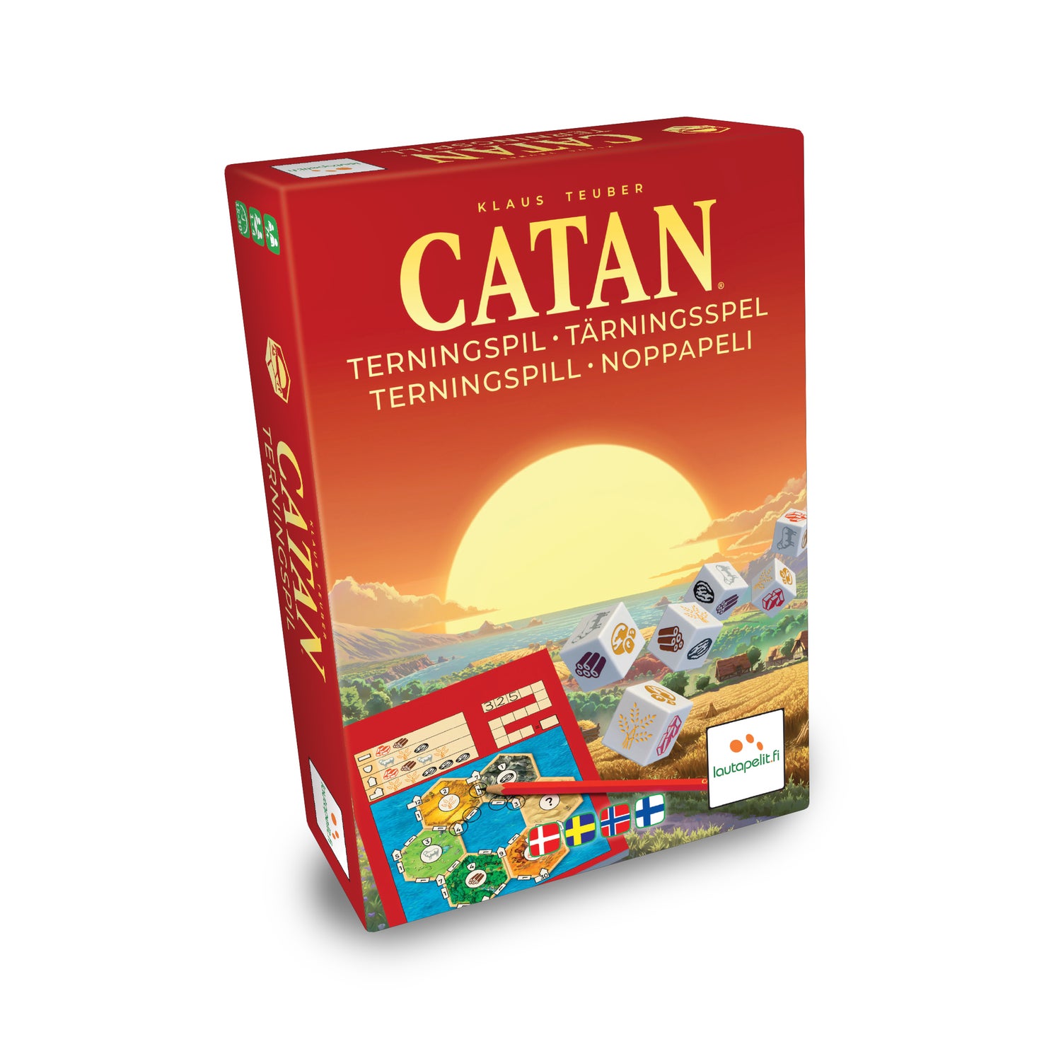 Parhaat Roll and Write pelit 2026 – Löydä seuraava suosikkisi! 3 Catan - Noppapeli (Nordic)
