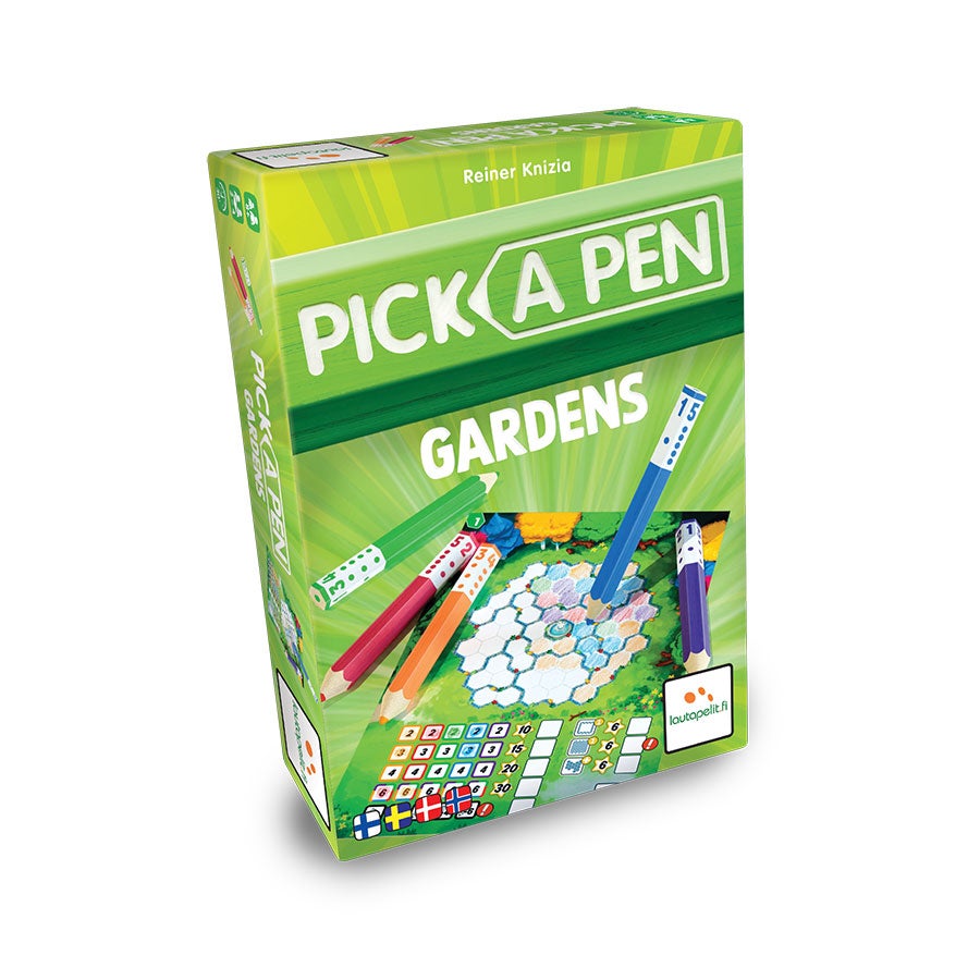 Parhaat Roll and Write pelit 2026 – Löydä seuraava suosikkisi! 2 Pick a Pen - Gardens