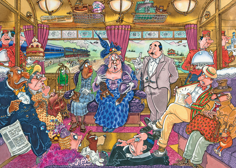 Wasgij Mystery Retro 9 - Great Train Robbery 00504