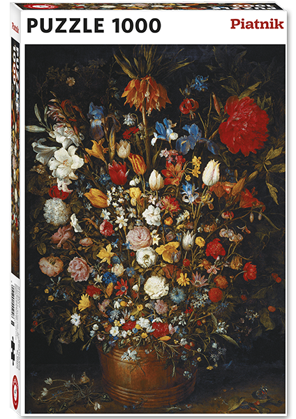 Brueghel - Flowers in a Wooden Vessel 555046