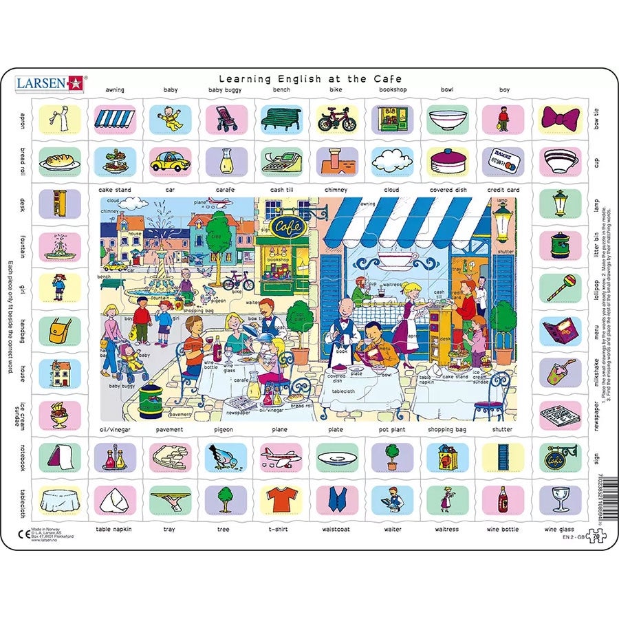 Englannin oppimispelit lapsille: Parhaat ja hauskimmat 2 Learning English 2 - Cafe (EN2)